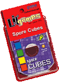 Original Spore Cubes game on CD-ROM packaging