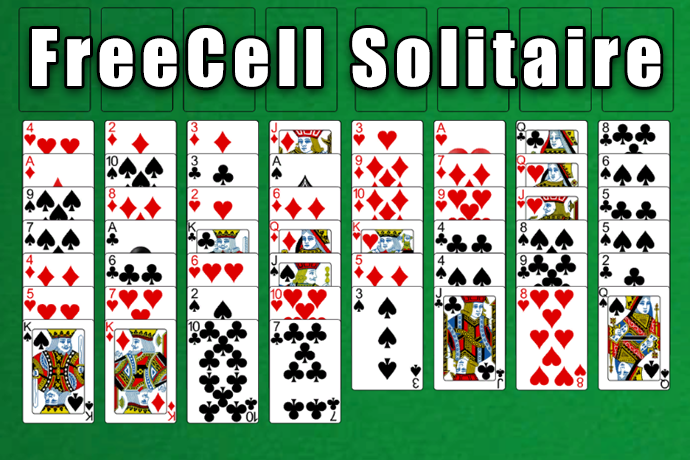 FreeCell Solitaire card web game